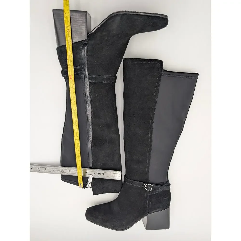 Blondo Twyla Waterproof Knee High Boots Women's Black Size US7M EU38